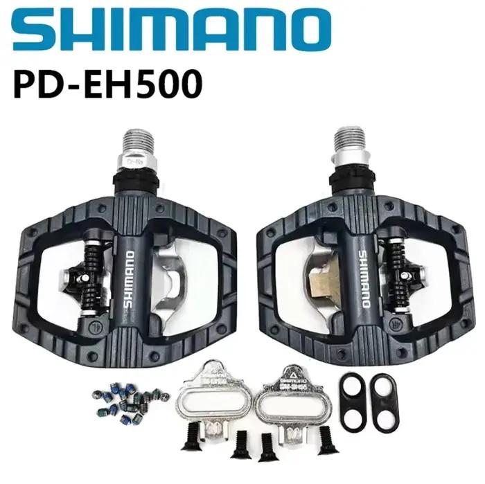 SHIMANO PD-EH500 pédale de vélo Action légère pédales SPD avec taquet SM-SH56 accessoires
