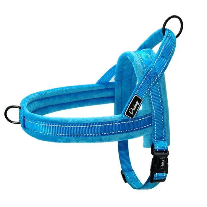 Harnais en nylon rembourré pour chien sans traction pour balades nocturnes et randonnées en plein air pour petits et grands chiens