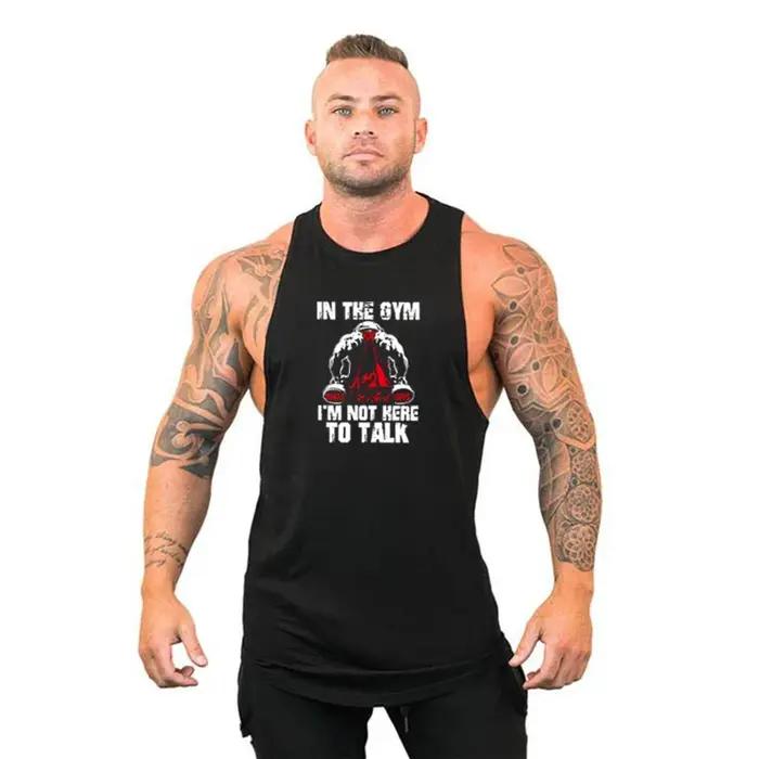 Débardeur homme été marque gym entraînement fitness t shirt décontracté respirant confortable coupe ample fraiche