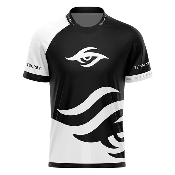 Dota2 Esports équipe Secret maillot d'entraînement uniformes hommes sport dessus respirants vêtements de rue surdimensionné t-shirts Fans cadeaux