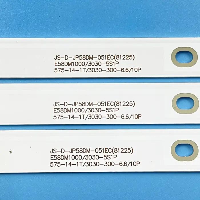 Kit de 10 LED CELED58419B7 E58DM1200 TD SYSTEMS K58DLJ10US TVLED584K01 D58-M30 JS-D-JP58DM-051EC (81