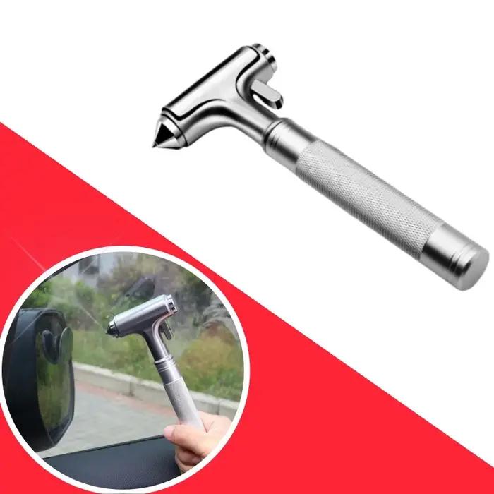 Marteau de sécurité pour voiture brise-vitre coupe-ceinture de sécurité outil d'évacuation d'urgence kit de sauvetage pour véhicule essentiel de survie occasions spéciales sécurité routière