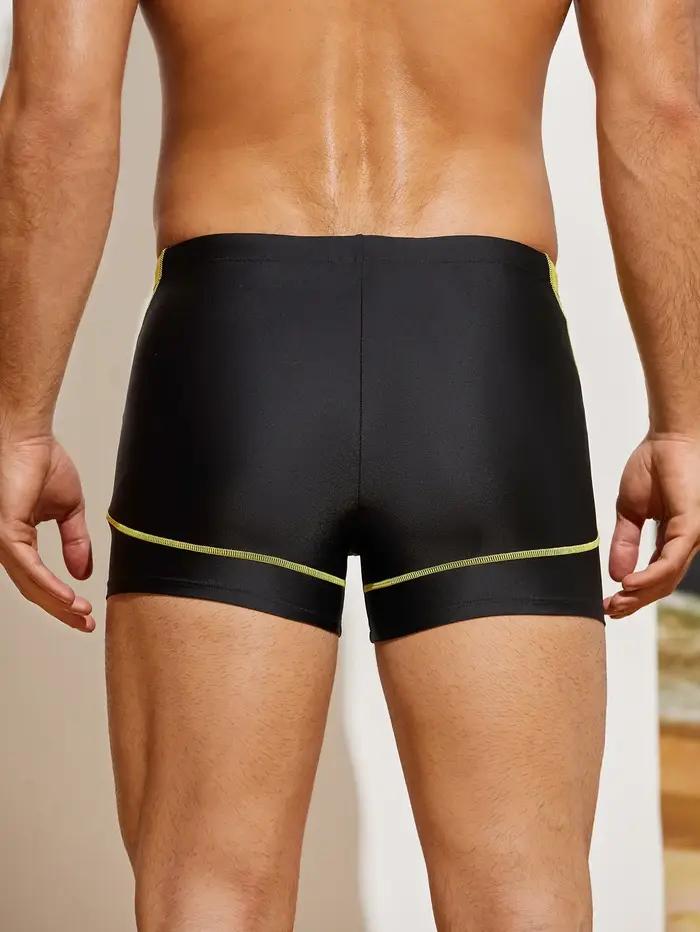 Maillot de bain boxer professionnel pour hommes, pantalon de natation à compression à séchage rapide