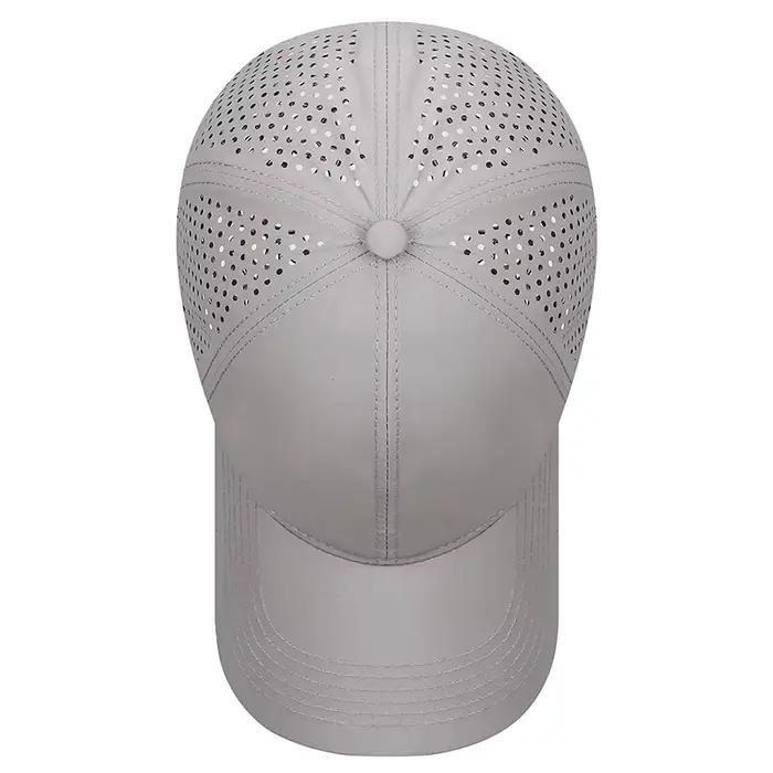 Casquette de soleil de randonnée légère pour hommes et femmes, chapeau respirant perforé au Laser à