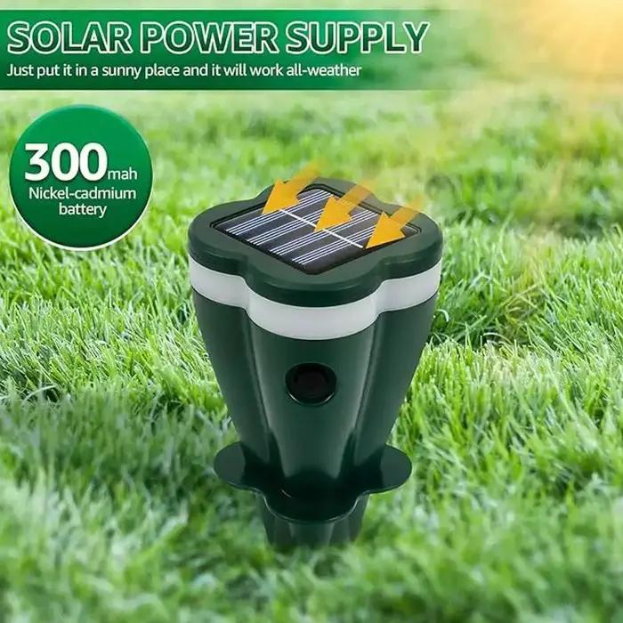 Répulsif solaire pour animaux d'extérieur