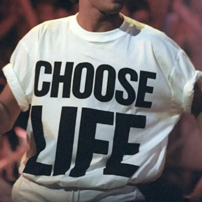 Hommes vêtements choisir la vie t-shirt Wham George Michael rétro années 80 80 80 déguisement femme