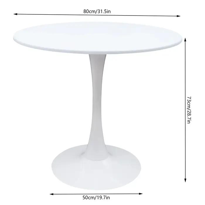 "Table Basse Blanche et Moderne Décontractée, Décoration de Salon pour la Maison"