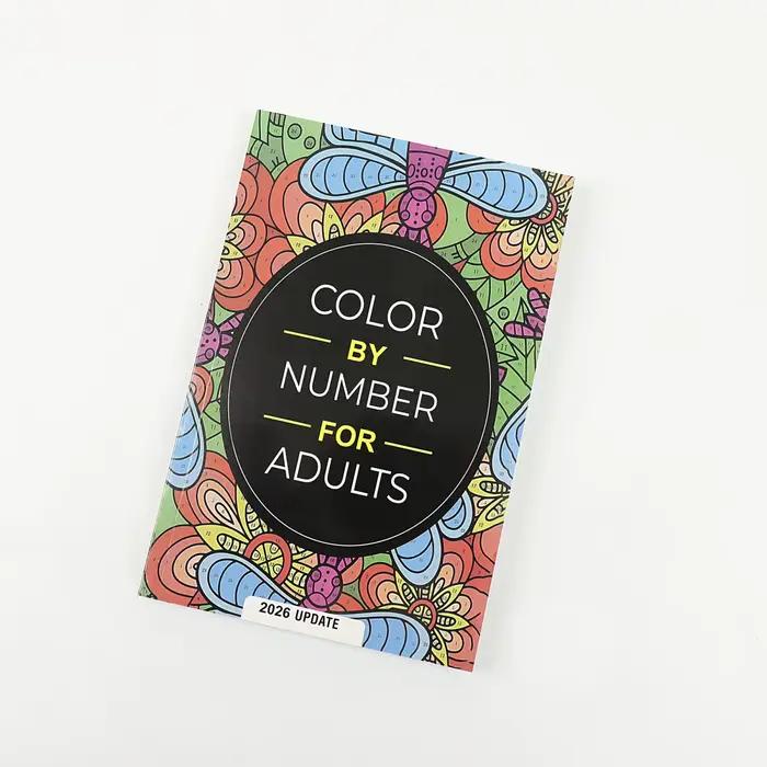 Coloriage par numéros pour adultes : relaxation et soulagement du stress pour adultes, fleurs, animaux, mandalas, nature, paysages et bien plus encore