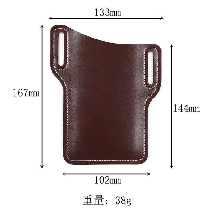 Étui de téléphone en cuir pour hommes, boucle de téléphone portable, ceinture, sac de taille, access