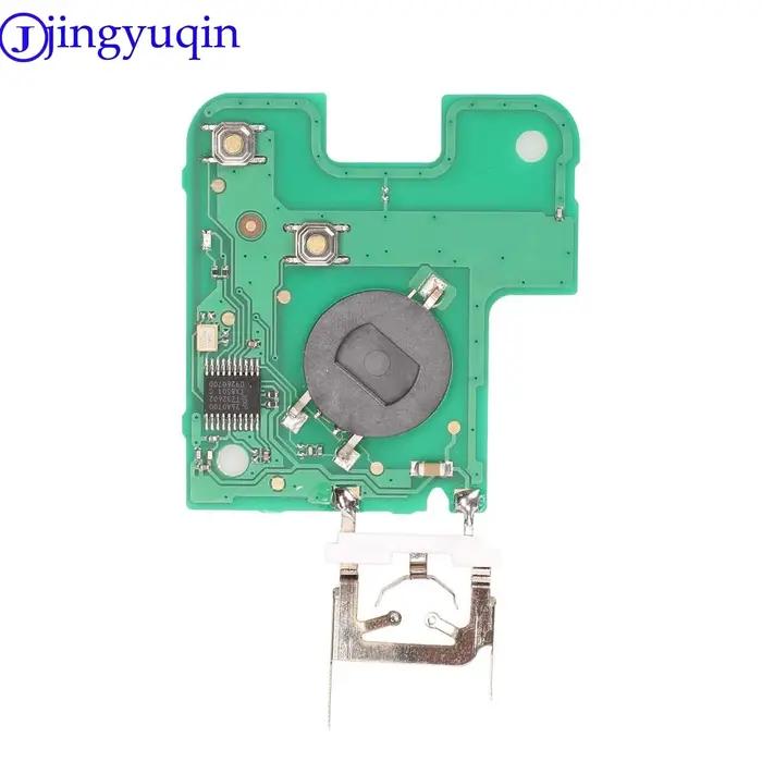 Jingyuqin 433 MHz Pcf7947 puce 2 boutons carte à distance clé de voiture intelligente pour Renault Laguna avec lame
