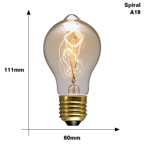 Ampoule Edison rétro Vintage E27 40w 220v
