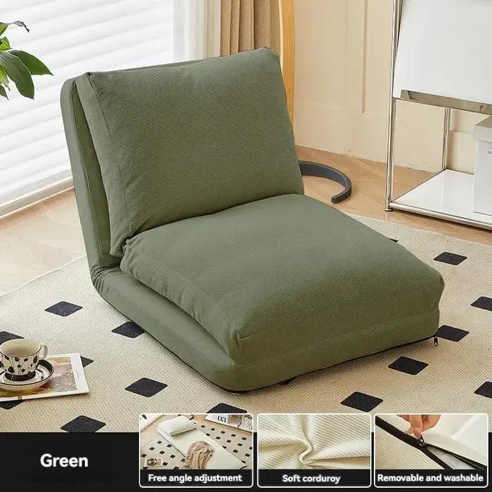 Canapé paresseux Tatami, chaise simple inclinable et amovible, lavable, petite taille, salon, chambr