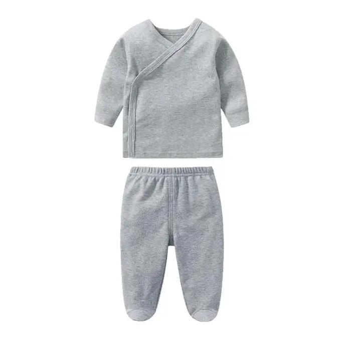 Ensemble T-shirt à Manches sulfet Pantalon en Coton pour Bébé Garçon et Fille, Vêtements à lèvent Ou