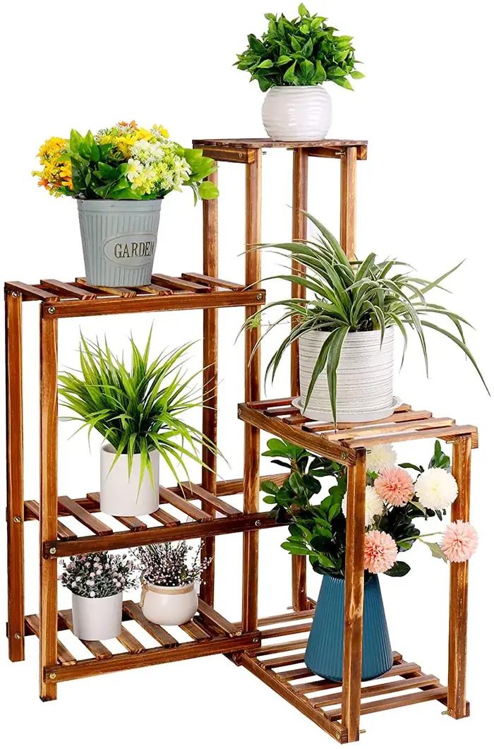 Support d'angle pour plantes