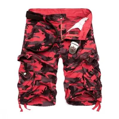 Shorts Cargo Camouflage Homme Nouvelle Collection 2026 – Coupe Ample Militaire Estivale – Taille