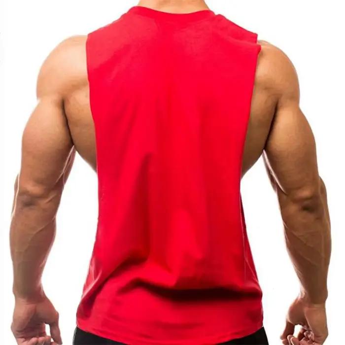 Singlet d'entraînement homme en coton respirant pour courses de fond et séances de gym occasions spéciales
