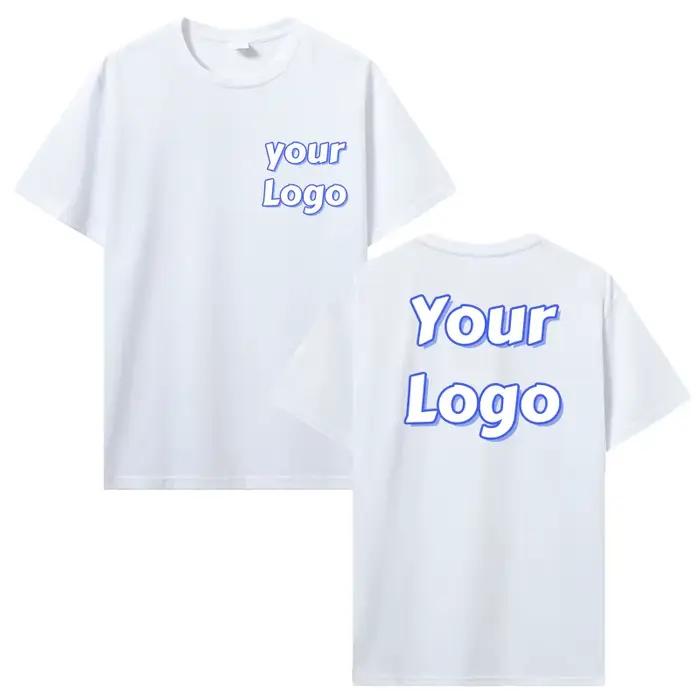 T-shirt imprimé personnalisé hommes femmes couverture en coton