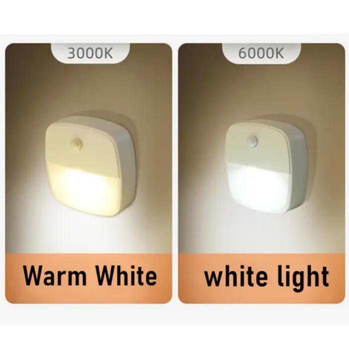 LDHLM capteur de mouvement lumière LED veilleuses AAA alimenté par batterie chambre mur escalier pla