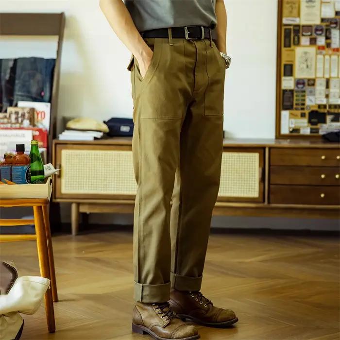 Pantalon de chasse Red Tornado OG-107 fatigue pants herringbone twill armée vert - vêtement tactique