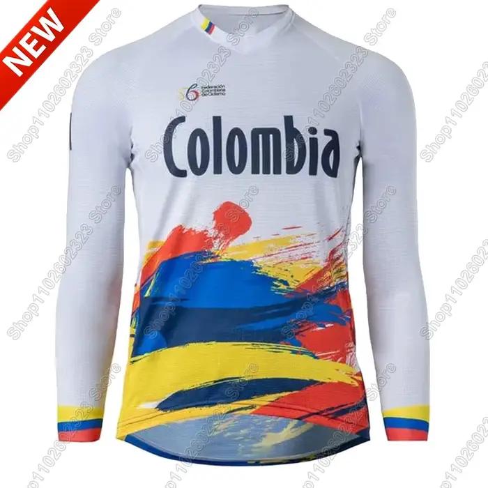 2025 Colombie équipe t-shirt unisexe BMX maillot de cyclisme fédération