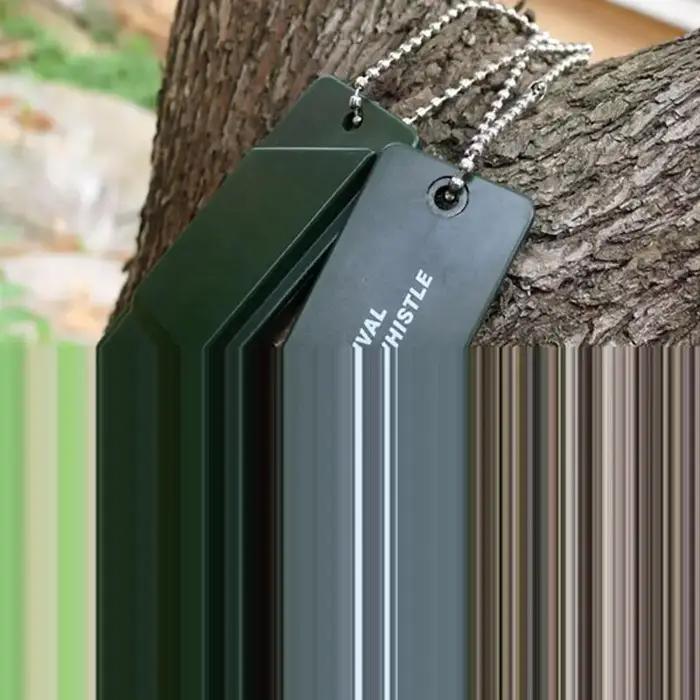 Sifflet de survie à trois fréquences pour randonnée camping chasse activités de plein air
