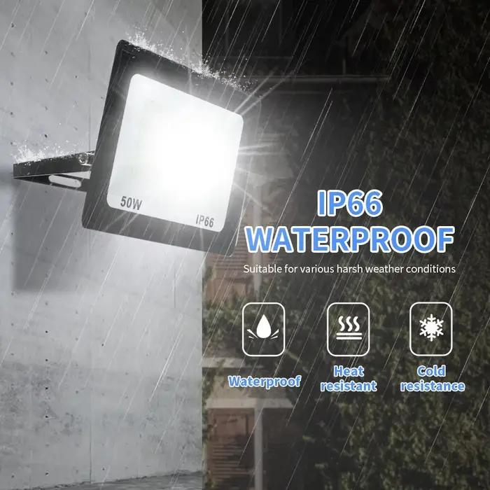 Éclairage LED réflecteur LED AC220V 100W 200W projecteurs extérieurs étanches lumières LED jardin ru