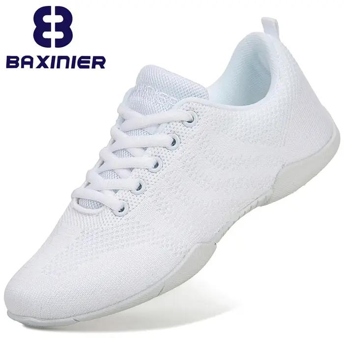 BAXINIER filles blanc Cheer danse baskets enfants léger Cheerleading formation marche Tennis femmes