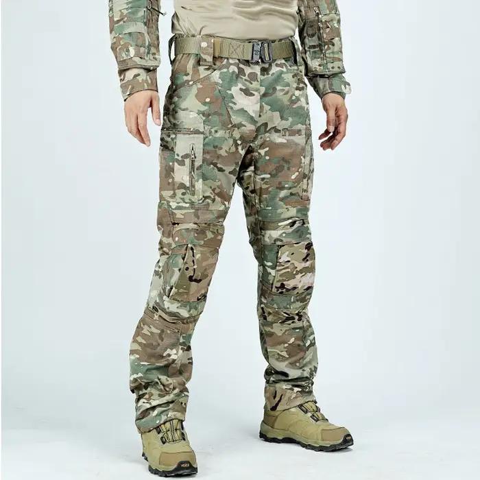 Pantalon cargo militaire homme imperméable multi-poches résistant pour randonnée et travail extérieur