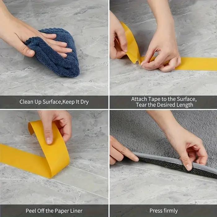 2 rouleaux de ruban adhésif double face en tissu ultra-résistant, sans couture, sans repassage, pour ourlets de vêtements