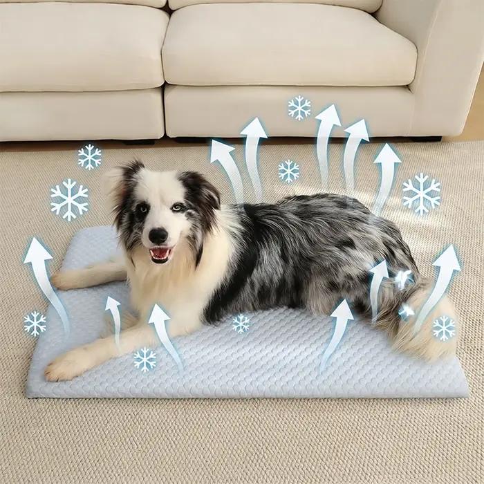 Nouvelle Tapis de couchage rafraîchissant pour chien en soie glacée