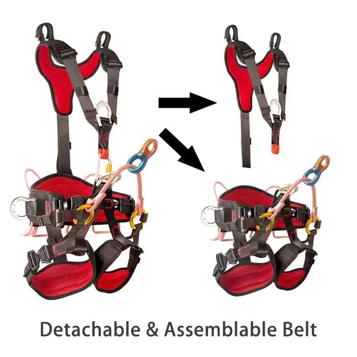 Ceinture de sécurité professionnelle pour l'alpinisme complet