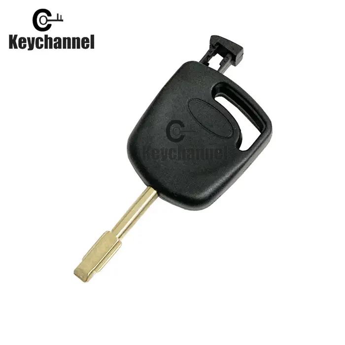 Keychannel 10 pièces/lot transpondeur clé coque boîtier FO21 clé de rechange tête voiture puce clé p