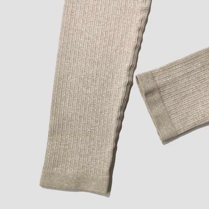 Pantalon de Yoga sans couture, Leggings de sport, taille haute, couleur unie, pleine longueur, pour