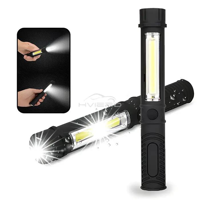 1/2/4X multi-fonction COB LED Portable Mini stylo lampe de travail Torches d'inspection Base magnéti