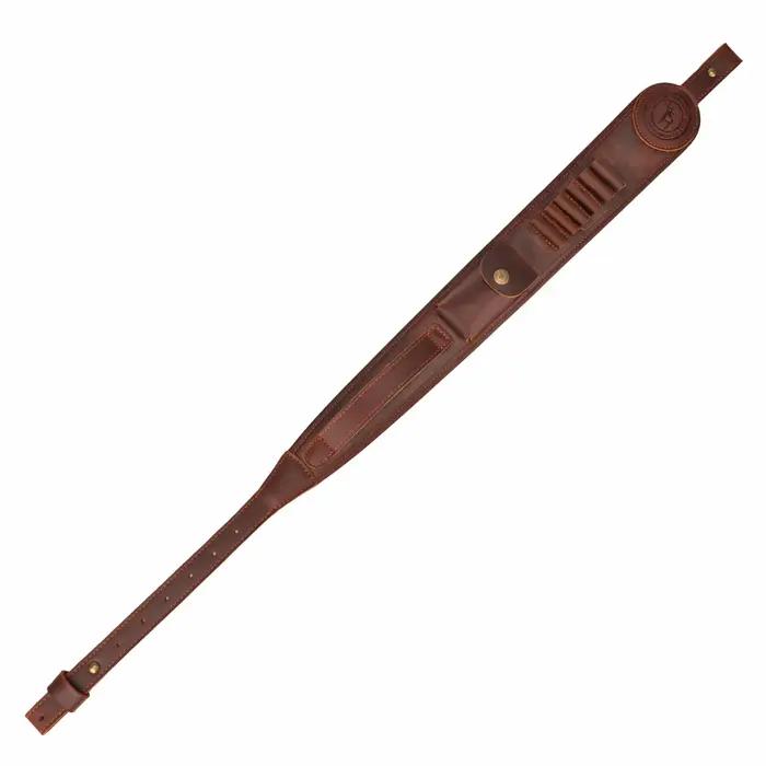 Tourbon chasse cuir pistolet bandoulière fusil fronde avec porte-munitions pour calibre.30-30.308.30-06