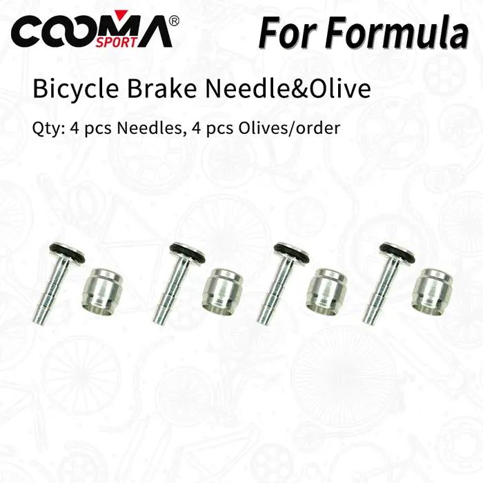 4 jeux de tuyaux de frein hydrauliques de vélo BH90 BH59, aiguille d'olive/insertion de connecteur p