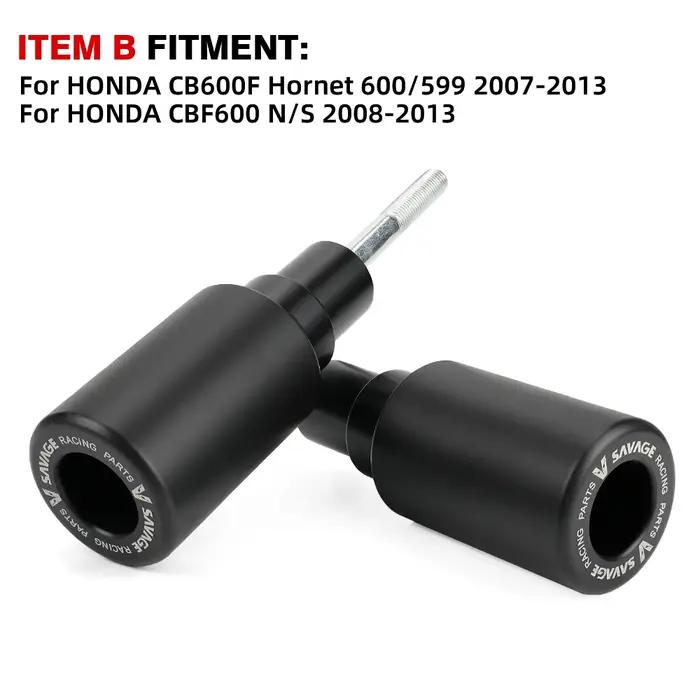 Pour HONDA Hornet 600 cadre curseur Crash protecteur CB600F CB600S CB CBF 600 N/S/F moto moteur