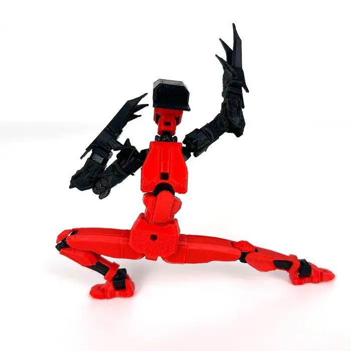 Mannequin factice imprimé en 3D, série 13 guerrier sanglant, jouets, figurines d'action, Robot Shapeshift mobile multi-articulé, ornements, cadeaux