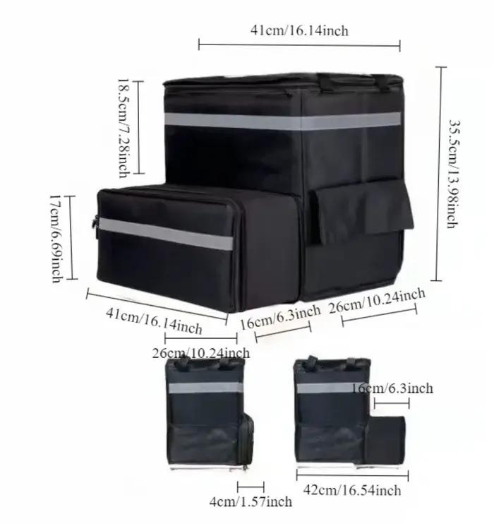 Sac à dos isotherme imperméable pour livraison de repas, robuste, pour livreurs