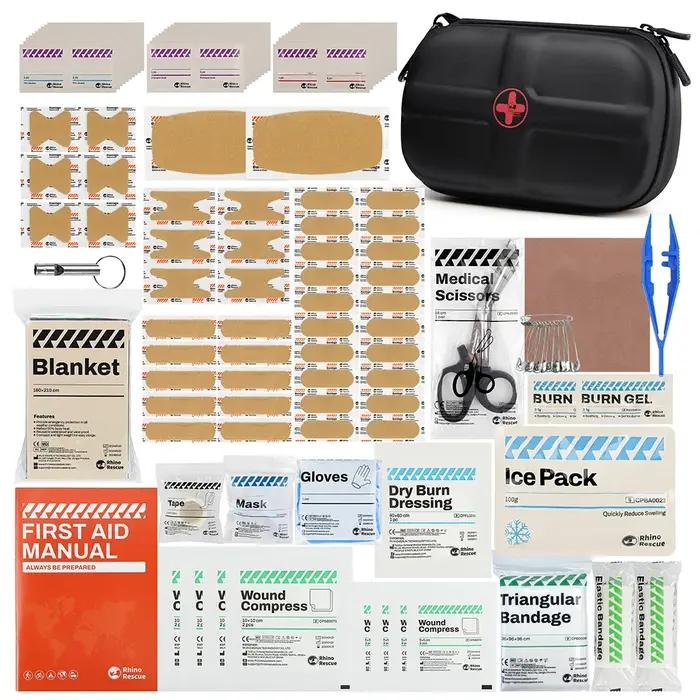 RHINO RESCUE Mini Trousse De Premiers Soins Petite Trousse D'Urgence Portable Étanche Essentiels De