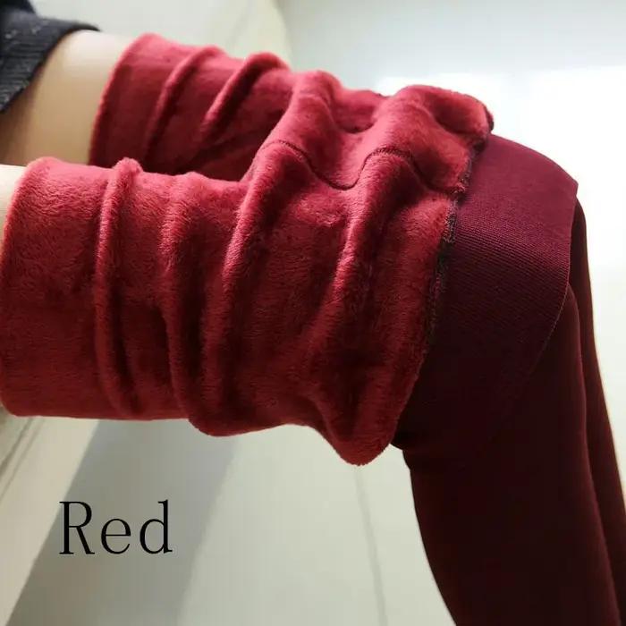 Leggings d'hiver chauds S-5XL grande taille femmes pantalons en velours chaud Leggins