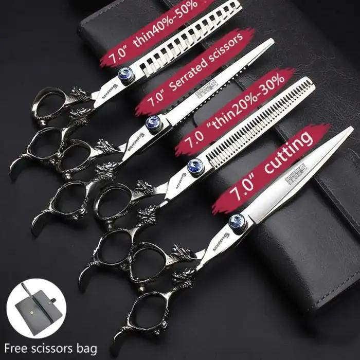 5.5/6/7/7.5/8/9 pouces ciseaux de coupe de cheveux ciseaux de coiffure ciseaux de cheveux ciseaux am