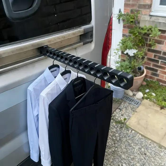 Porte-vêtements amovible sans perçage pour camping-car