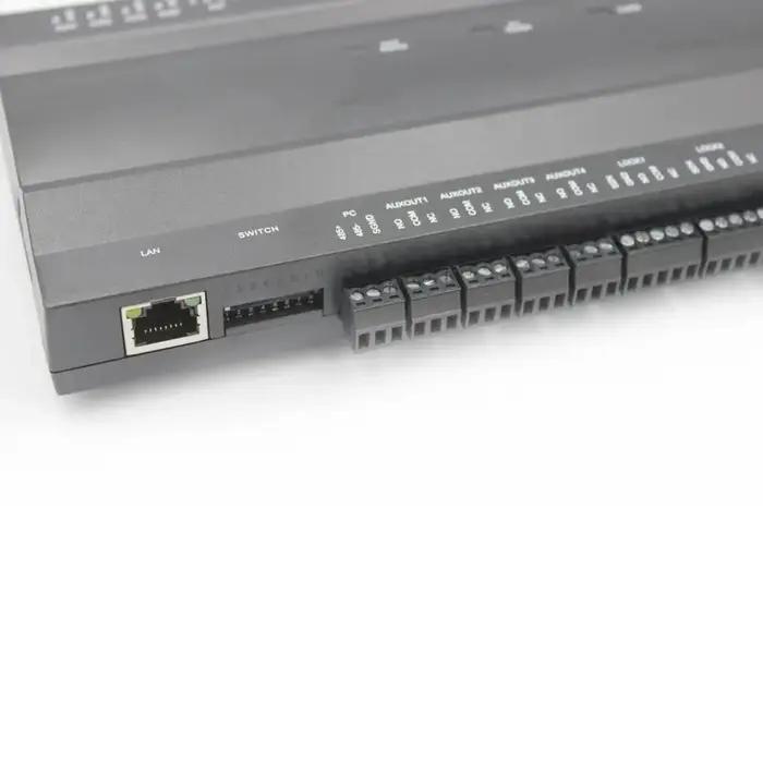 Panneau de contrôle d'accès IP (TCP/IP) 1/2/4 portes, sécurité, capacité de 100 000 enregistrements, communication TCP/IP et RS485, 32 bits, 400 MHz, C