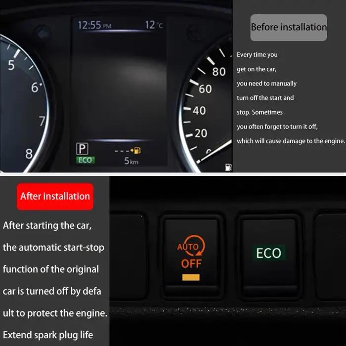 Système de démarrage et arrêt automatique pour voiture, dispositif de commutation à bouton fermé et