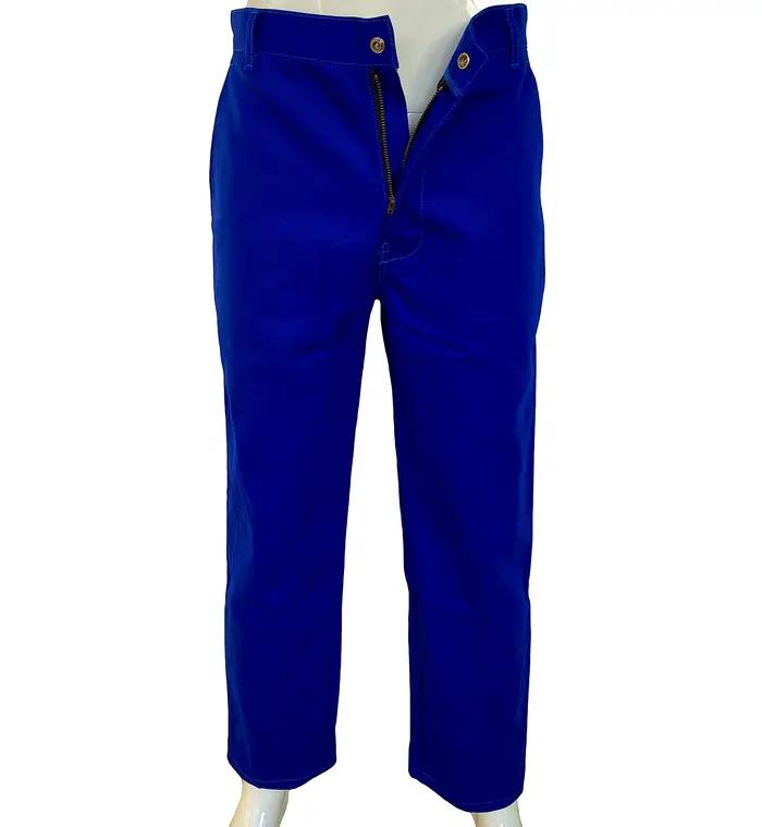 Combinaison de soudage ignifuge en coton WELDAS pour hommes haute performance résistante aux flammes et coupe vent sécurité professionnelle constructions industrielles