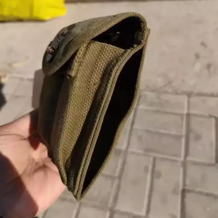 Pochette en toile Hi-Q1943 pour magazines de carabine M1/M2 souvenir de la Seconde Guerre mondiale pour collectionneurs et amoureux de l'histoire