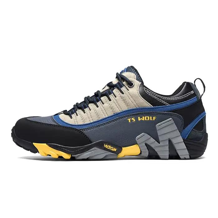 Chaussures de Trekking pour amoureux de l'extérieur, imperméables, bottes de montagne en cuir vérita