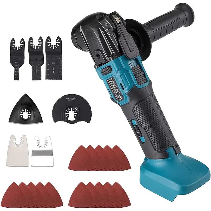 Outil multifonction oscillant sans fil, sans balais, 18V, pour le travail du bois, compatible 1830 1