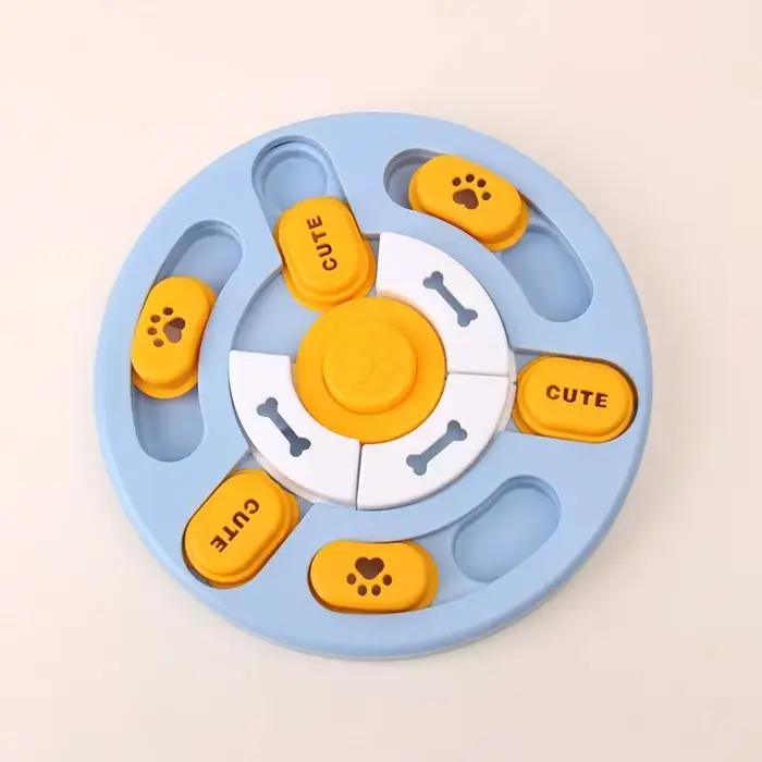 Jouet de puzzle pour chien et distributeur de friandises - Jouet de distribution de friandises pour l'entraînement du QI, Nouveauté, Idéal pour les chiens de petite/moyenne taille